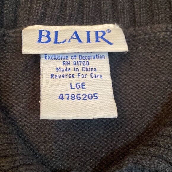 Vintage Blair Christmas Sweater Vest Angels Hope Believe Women Size Large - Picture 2 of 11